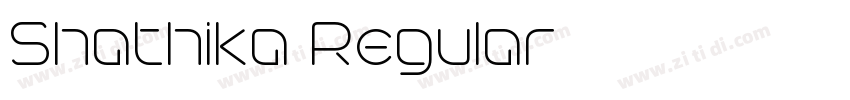 Shathika Regular字体转换 Shathika Regular字体转换